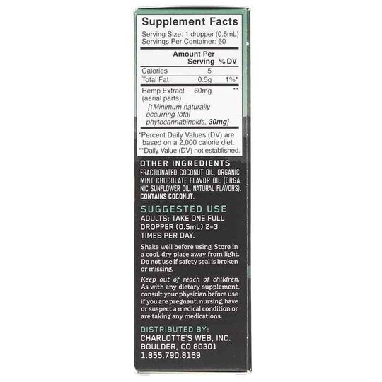 Hemp Extract Oil 60 Mg, CW